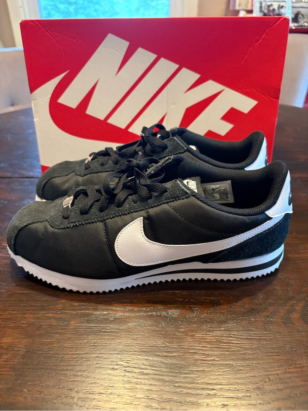 Nike Black & White Low-Profile Retro Sneakers